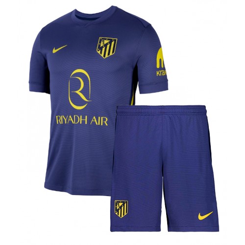 Lacne Dětský Futbalové dres Atletico Madrid Johnny Cardoso #5 2025-26 Krátky Rukáv - Preč (+ trenírky) Lacne Dětský Futbalové dres Atletico Madrid Johnny Cardoso #5 2025-26 Krátky Rukáv - Preč (+ trenírky)